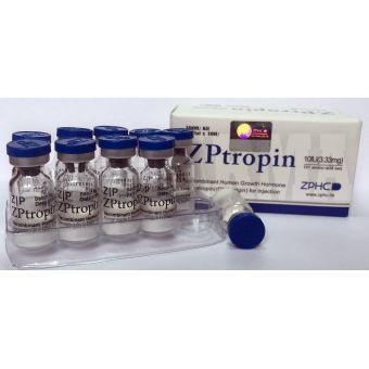 Гормон роста ZPtropin Соматропин 10 флаконов 100IU (333 мкг/IU) - Костанай