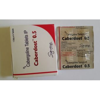 Каберголин (Агалатес, Берголак, Достинекс) 4 таблетки по 0,5мг Индия - Костанай