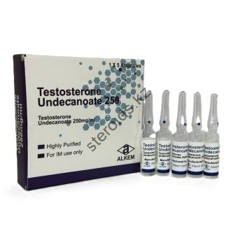 Тестостерон Ундеканоат Alkem 5 ампул по 1мл (1амп 250 мг) - Костанай