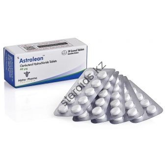 Astralean (Кленбутерол) Alpha Pharma 50 таблеток (1таб 40 мкг) - Костанай