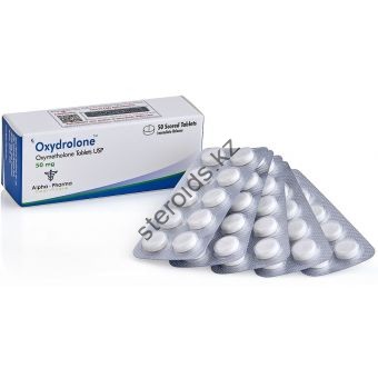 Oxydrolone (Оксиметолон, Анаполон) Alpha Pharma 50 таблеток (1таб 50 мг) - Костанай