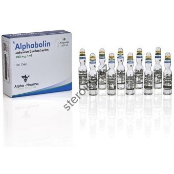 Alphabolin (Метенолон) Alpha Pharma 10 ампул по 1мл (1амп 100 мг) - Костанай