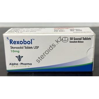 Rexobol (Станозолол, Винстрол) Alpha Pharma 50 таблеток (1таб 10 мг) - Костанай