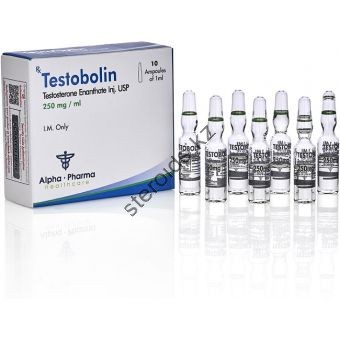 Testobolin (Тестостерон энантат) Alpha Pharma 10 ампул по 1мл (1амп 250 мг) - Костанай