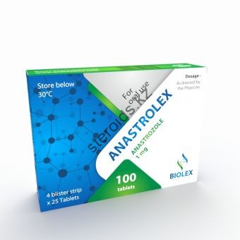 Анастрозол Biolex 100 таблеток (1 таб 1 мг) - Костанай