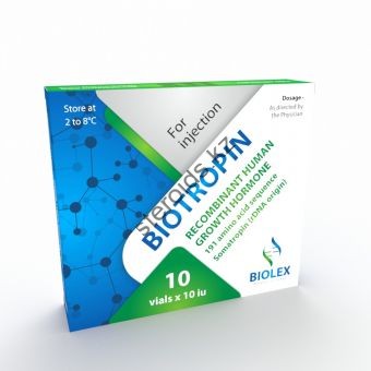Гормон роста Biolex Biotropin 10 флаконов по 10 ед (100 ед) - Костанай
