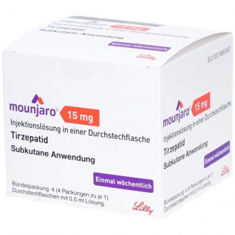 Mounjaro (Tirzepatide) раствор для п/к введ. 4 флакона 0,5 мл по 15 мг - Костанай