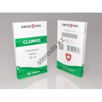 Кломид Swiss Med Clomed 100 таблеток (1 таб 50 мг) - Костанай