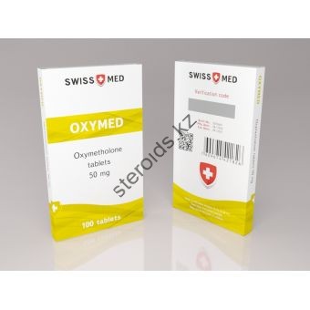 Оксиметолон  Swiss Med 100 таблеток (1 таб 50 мг) - Костанай